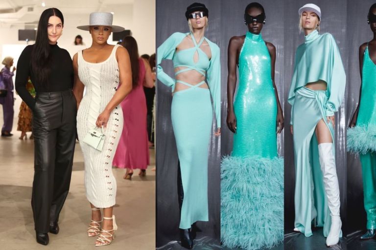 Sally LaPointe Hosted a Preview of Her Resort 2024 Collection Filled with Bright hues, Ostrich Feathers and Sequins Galore