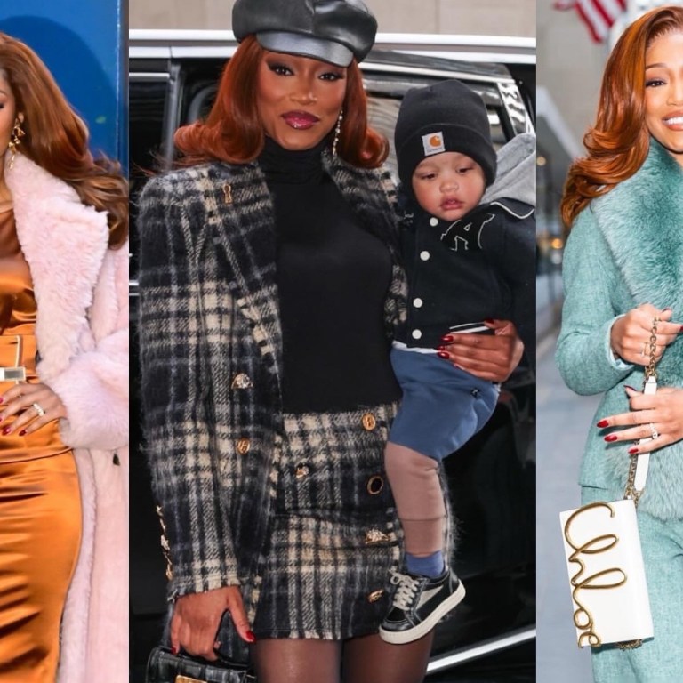 Keke Palmer Slays NYC in Plaid Schiaparelli, Turquoise Dior, Metallic Dolce & Gabbbana, and more!