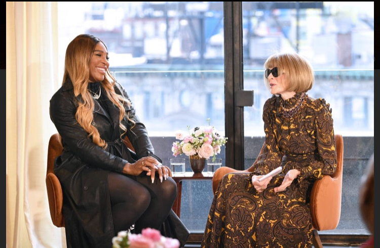 Serena Willams Returns to NYFW with S by Serena 2020 Spring Collection In Conversation with Anna Wintour