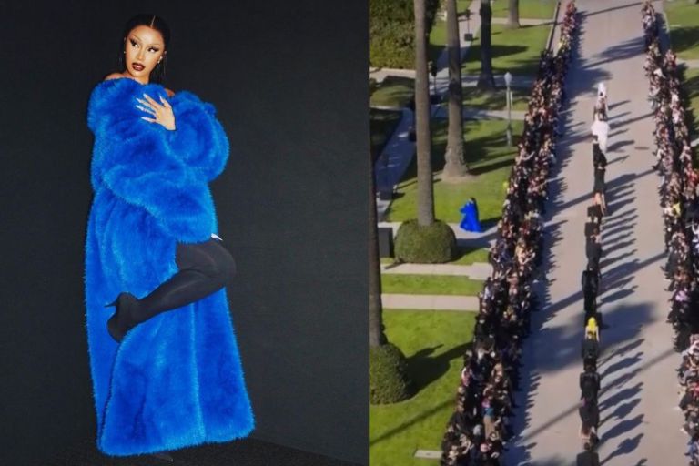 Cardi B Made Her Runway Debut at the Balenciaga PF ’24 Show in Los Angeles