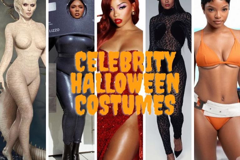 Celebrity Halloween Costumes 2024: Kim Kardashian  Becomes an Albino Alligator,  Lizzo’s Face Card Doesn’t Decline , & Chloe Bailey Turns into Jessica Rabbit + More!