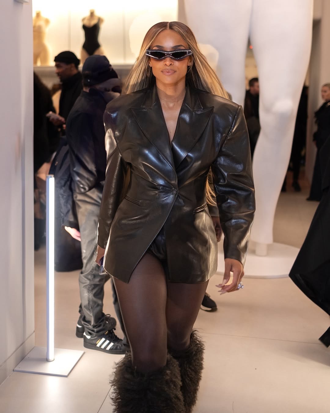Ciara Cardi B Ciara Lala Kim Kardashian And More Come Out To Celebrate The Skims New York Flagship Opening