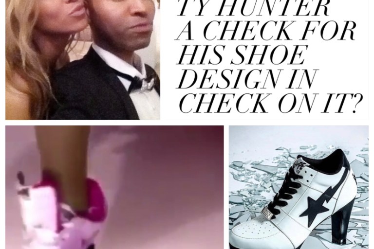 Does Bape Owe Ty Hunter a Check for His Check On It Shoe Design? Brand Releases Inspired Design for New Bapesta Sneaker Heel