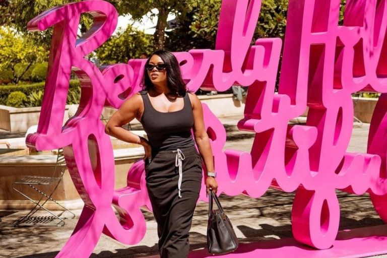 Fashion Bomb CEO Claire Sulmers Heads out in Beverly Hills  in Indique Hair + Shop Their New Bounce Collection!