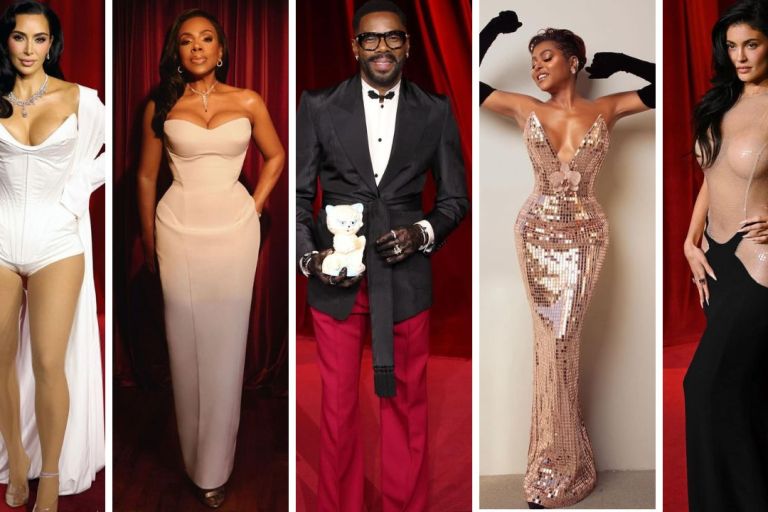 On the Scene at the Academy Museum Gala: Kim Kardashian in Thierry Mugler, Coleman Domingo in Valentino, Sheryl Lee Ralph in Sophie Couture,  Taraji P Henson in Tamara Ralph & More