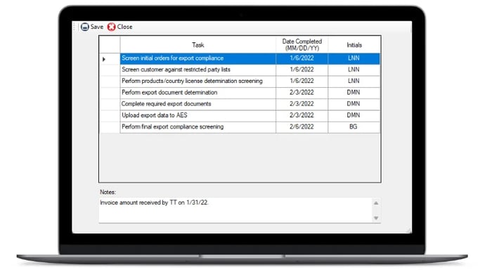 Monitor Each Step in Your Export Process