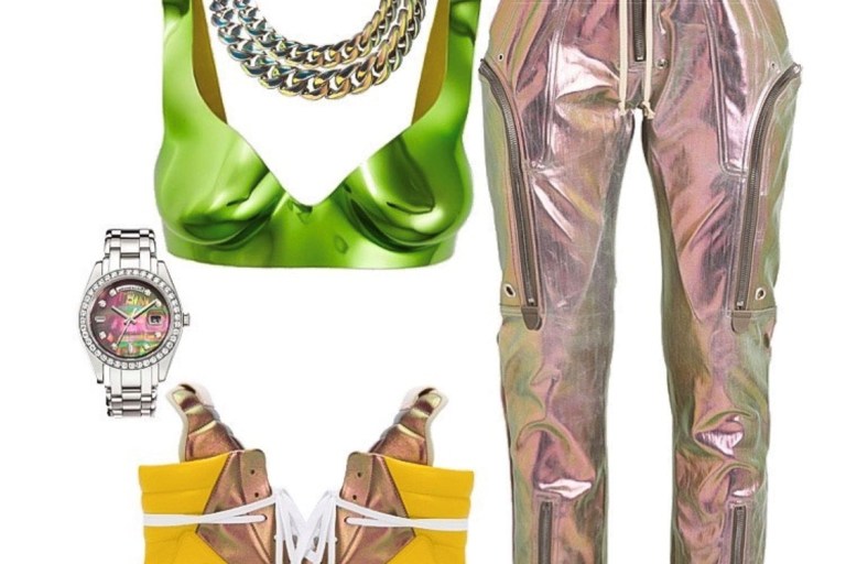 What to Wear: Rick Owens Pants, Tom Ford Bra Top and Jacquemus Bag by @StyledByJovon_