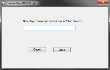 Creating New DXM Project | Shipping Solutions