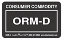 Otherwise Regulated Material-Domestic (ORM-D) Label for Dangerous Goods | Shipping Solutions Otherwise Regulated Material-Domestic (ORM-D) Label for Dangerous Goods | Shipping Solutions