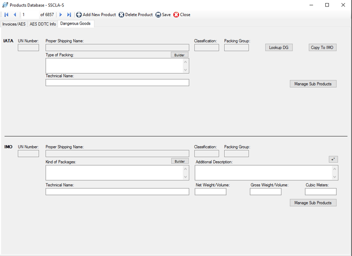Adding dangerous goods information to the Shipping Solutions Products Database Adding dangerous goods information to the Shipping Solutions Products Database