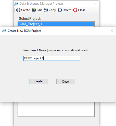Creating a New Project in the Data Exchange Manager | Shipping Solutions Creating a New Project in the Data Exchange Manager | Shipping Solutions