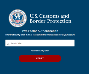 Receive the security token via your regular email, and enter it on the screen | Shipping Solutions