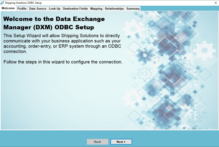 Data Exchange Manager ODBC Setup Screen | Shipping Solutions Data Exchange Manager ODBC Setup Screen | Shipping Solutions